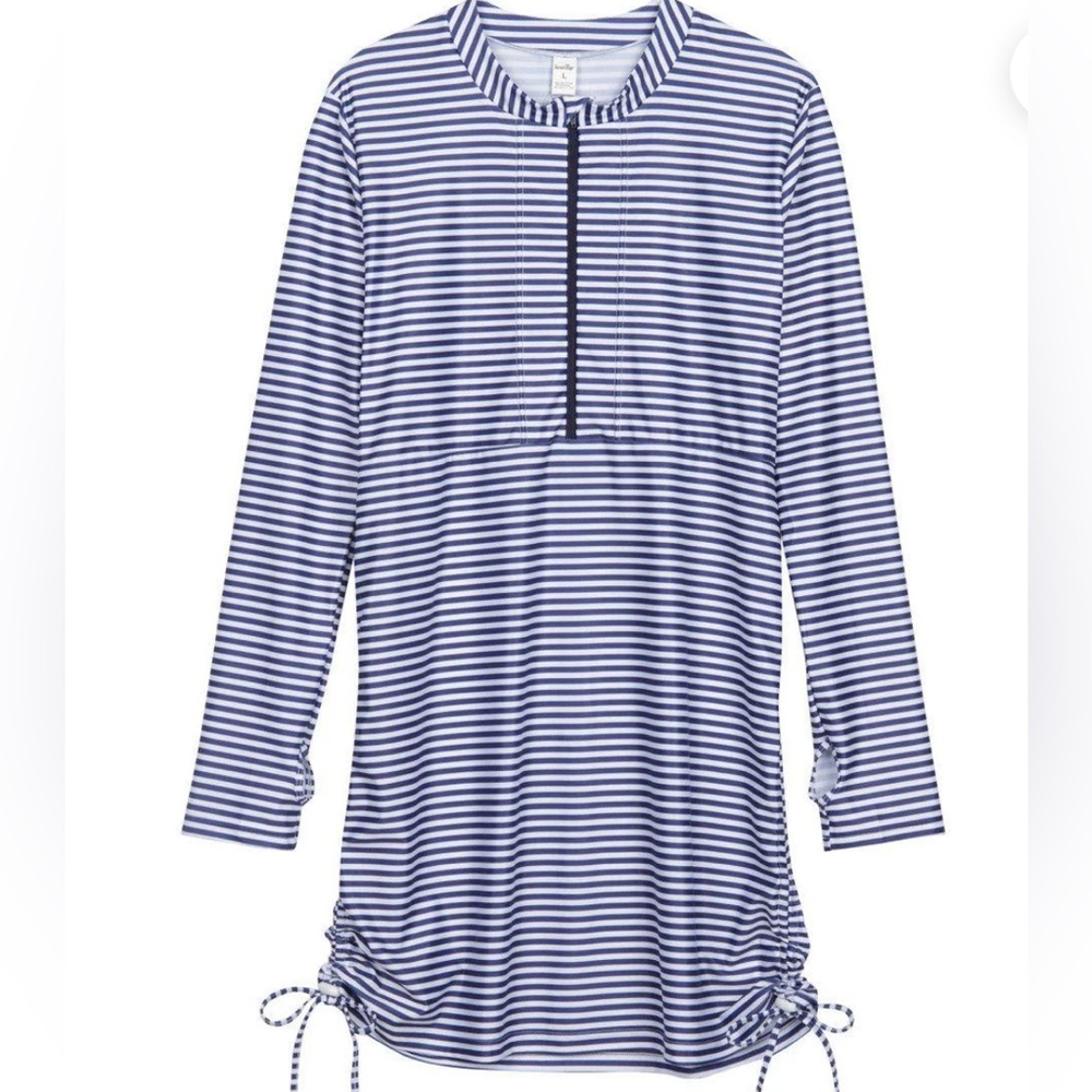 Sun Zip Half Zip Swim Dress & Beach Cover Up, XS